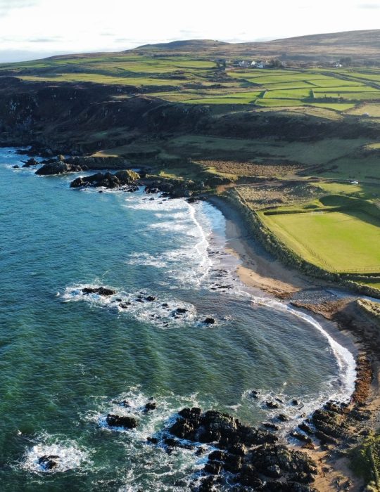 Beautiful view of Tremone Bay in Donegal, Inishowen, Ireland.